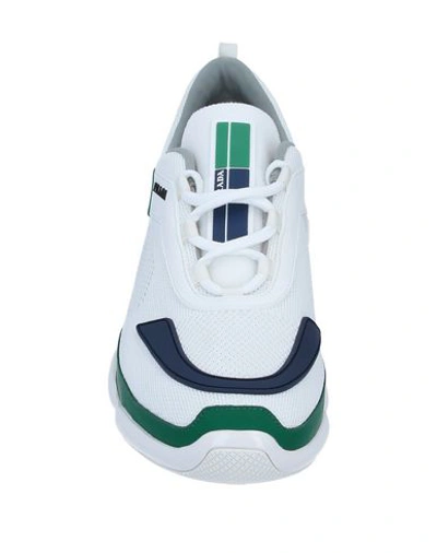 Shop Prada Sneakers In White