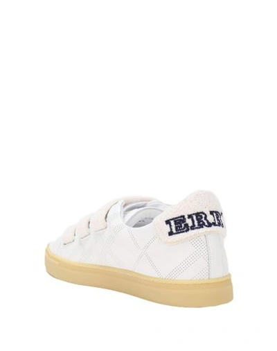 Shop Burberry Man Sneakers White Size 11 Soft Leather