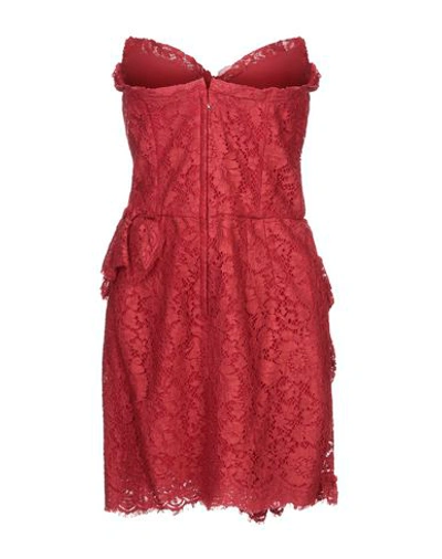 Dolce & Gabbana Short Dresses In Red