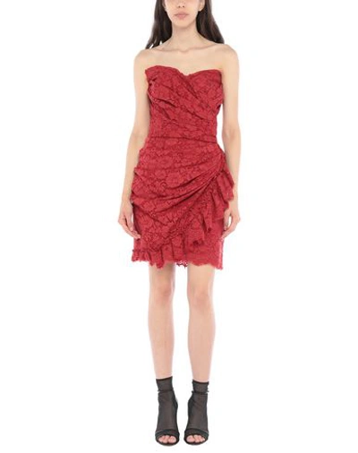 Dolce & Gabbana Short Dresses In Red