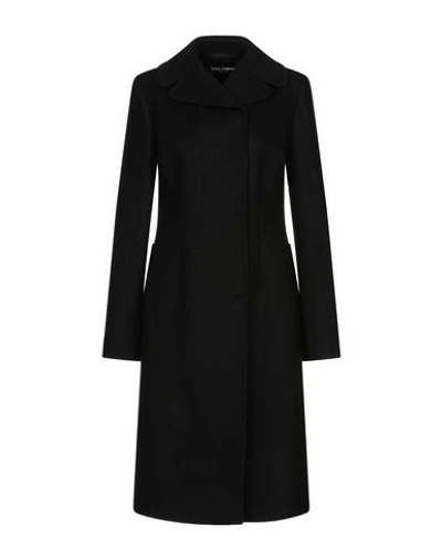 Shop Dolce & Gabbana Coat In Black