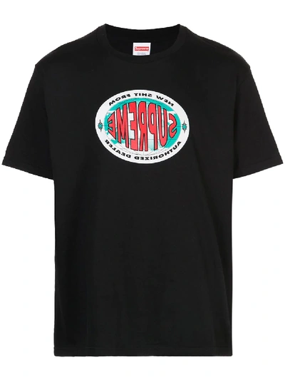 Shop Supreme Graphic Print T-shirt In Black