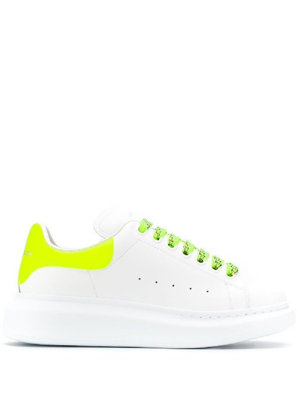 white and yellow alexander mcqueen's