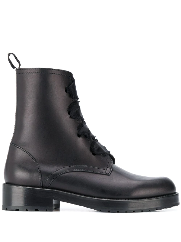 red valentino combat boots