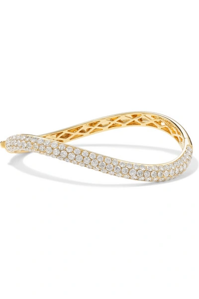 Shop Anita Ko 18-karat Gold Diamond Bangle