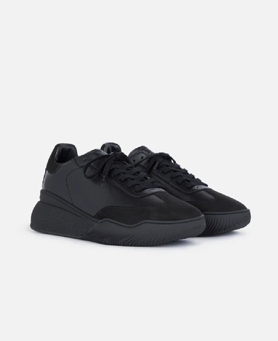 Shop Stella Mccartney Black Loop Black Sneakers