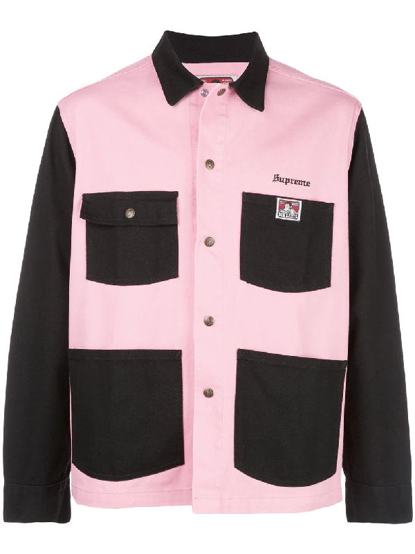Supreme X Ben Davis Chore Jacket In Pink | ModeSens