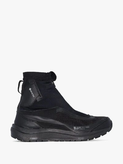 Shop Boris Bidjan Saberi X Salomon S/lab Black Bamba 2 High Top Sneakers