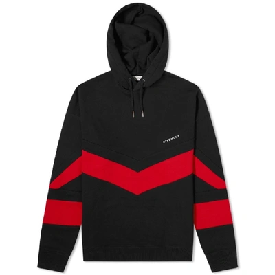Shop Givenchy Band Insert Hoody In Black