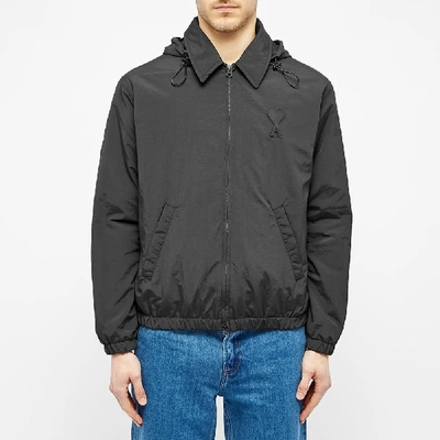 Shop Ami Alexandre Mattiussi Ami Windbreaker In Black