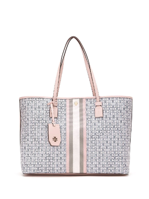 tory burch pink gemini link tote