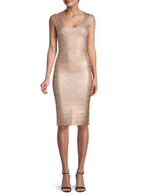 herve leger gold