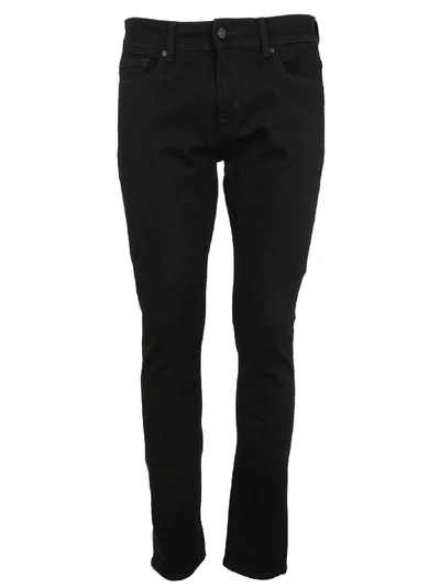 Shop 7 For All Mankind Black Cotton Jeans