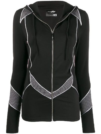Shop Plein Sport Dotted Panels Performance Jacket In Black