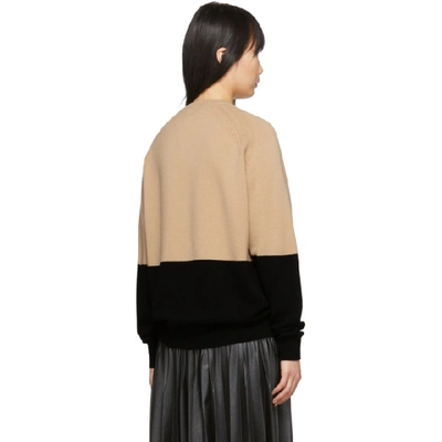 Shop Givenchy Beige And Black 4g Sweater In 007 Beige