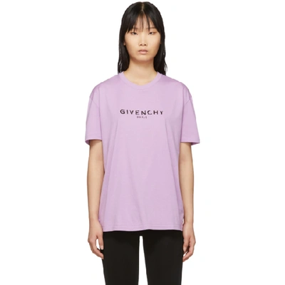 Shop Givenchy Purple Vintage T-shirt In 541 Lilas