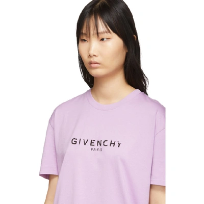 Shop Givenchy Purple Vintage T-shirt In 541 Lilas
