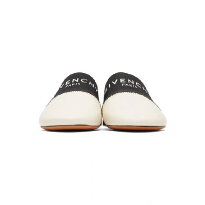 Shop Givenchy Off-white Bedford Mules In 250 Beige