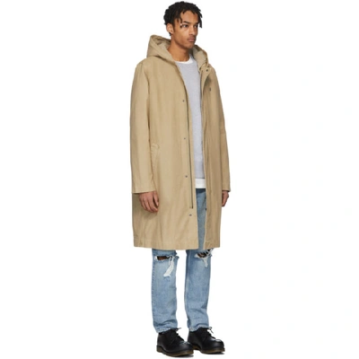 Shop Ksubi Beige Chaos Coat In Tan