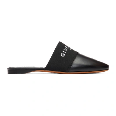 Shop Givenchy Black Bedford Mules In 001 Black