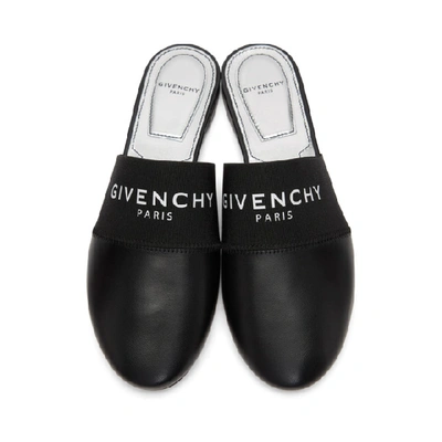 Shop Givenchy Black Bedford Mules In 001 Black