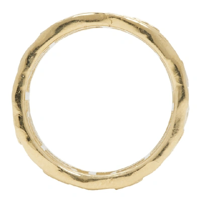 Shop Givenchy Gold 4g Ring In 710 Gold