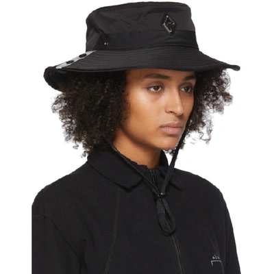 Shop A-cold-wall* Black Logo Bucket Hat