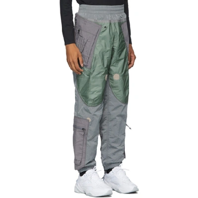 Shop Nike Grey Nrg Ispa Adjustable Track Pants In Wolf Grey