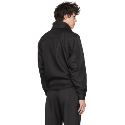 Shop Random Identities Black Workwear Harrington Jacket