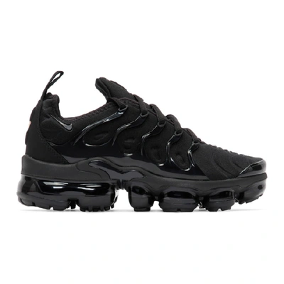 Shop Nike Black Air Vapormax Plus Sneakers In 004 Black