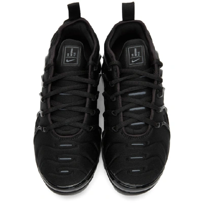 Shop Nike Black Air Vapormax Plus Sneakers In 004 Black