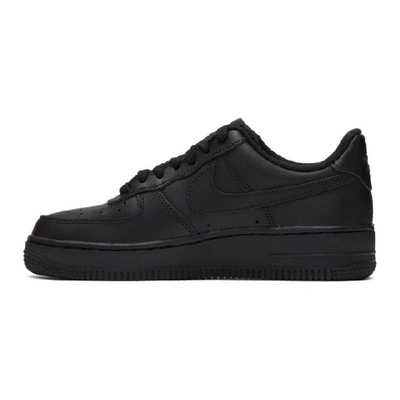 Shop Nike Black Air Force 1 Sneakers In Black/black