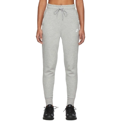 Shop Nike Grey Nsw Tech Fleece Lounge Pants In 063 Dk Grey