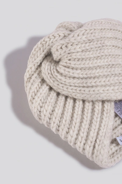 Shop Na-kd Turban Beanie Beige In Light Beige