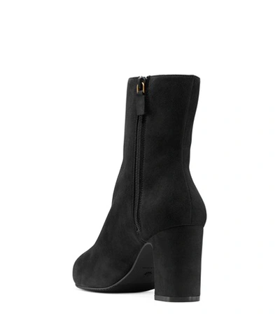 Shop Stuart Weitzman The Carolinda Boot In Black Suede