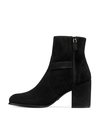 Shop Stuart Weitzman Benedicta In Black Suede