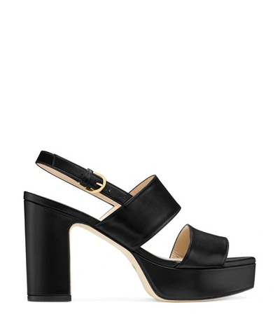 Shop Stuart Weitzman Ono In Black Leather