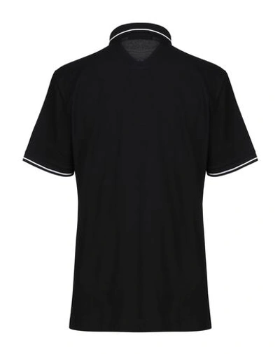 Shop Dolce & Gabbana Polo Shirts In Black