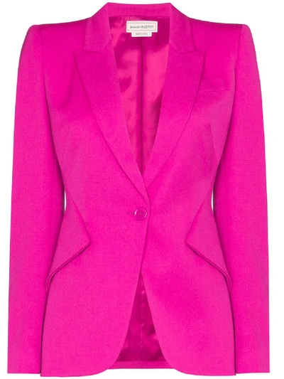 SINGLE-BREASTED VIRGIN WOOL BLAZER