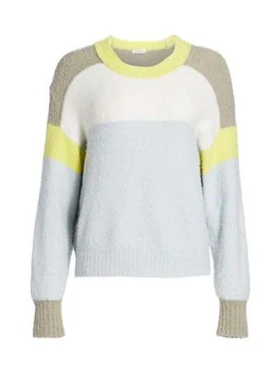 Shop Rag & Bone Women's Lilou Colorblock Sweater In Grey Ice