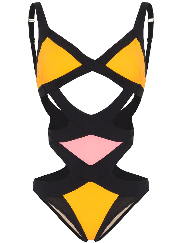 Agent Provocateur 'mazzy' Badeanzug Mit Cut-outs In Black | ModeSens