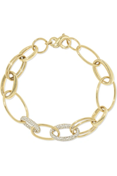 Shop Ippolita Stardust 18-karat Gold Diamond Bracelet