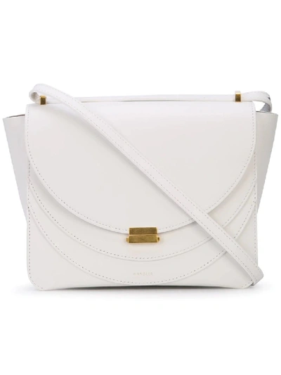 Shop Wandler White Women's White Luna Shoulder Bag
