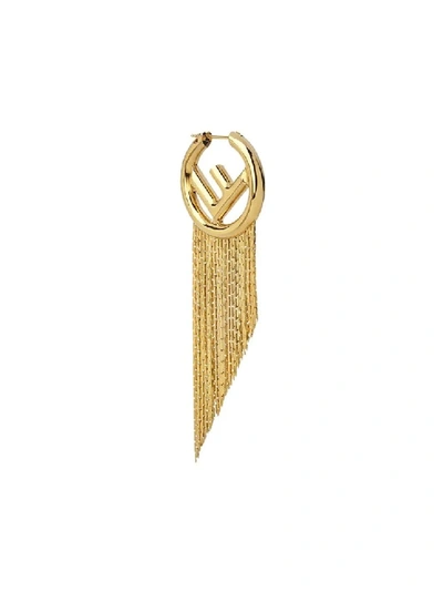 Shop Fendi Gold Women's F Is  Earring In Not Applicable