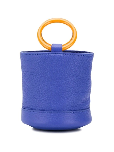 Shop Simon Miller Purple Women's Small Bonsai Bucket Bag In Blue