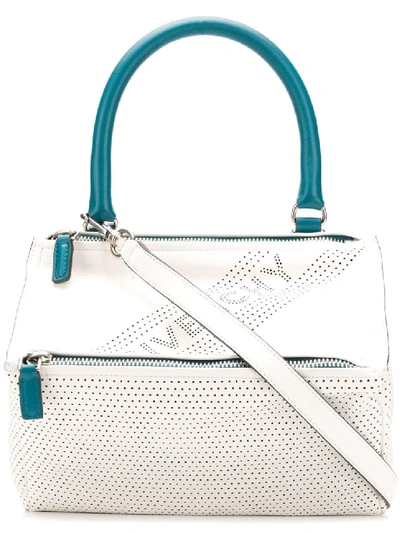 Shop Givenchy Small Pandora Bag In Neutrals