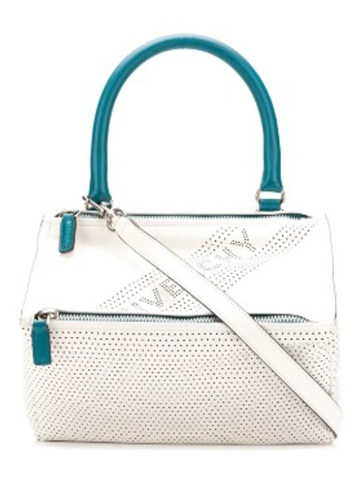 Shop Givenchy Small Pandora Bag In Neutrals