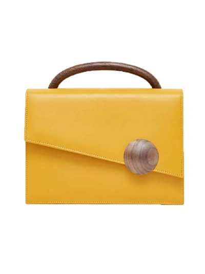 Shop Bakari Heras Handbag In Gold