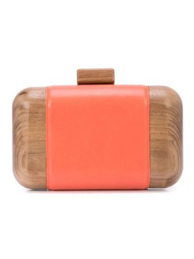 Shop Bakari Juliette Clutch Bag In Orange