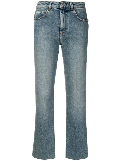 Shop Alexa Chung Straight Fit Jeans In Grey